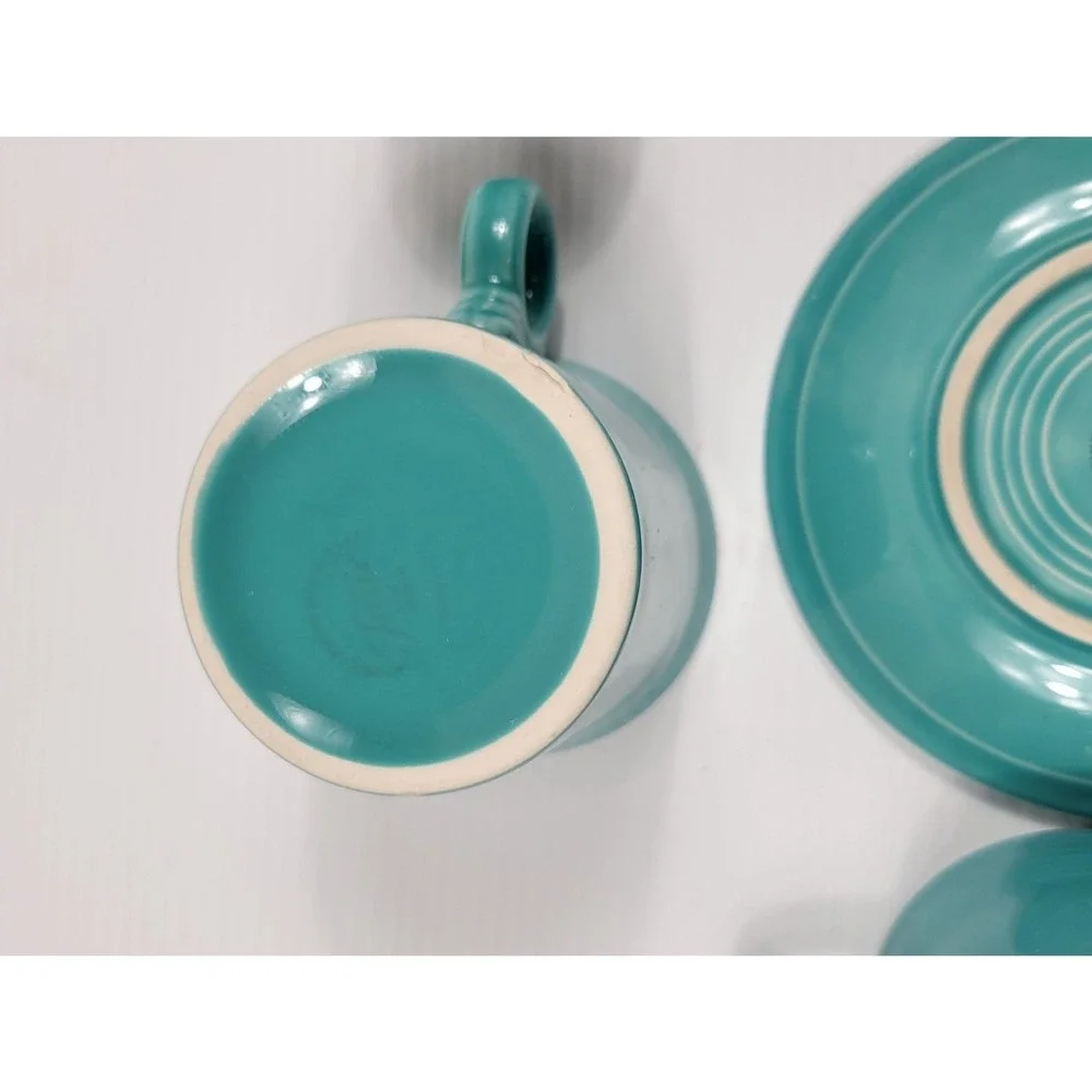 Fiestaware turquoise coffee